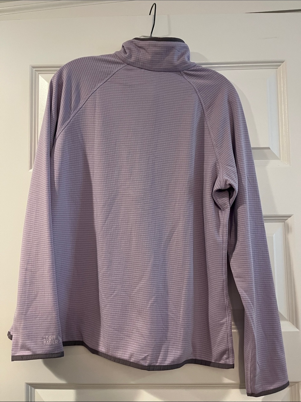 Eddie Bauer activator grid quarter zip Iris purple NEW NWT - Picture 2 of 5